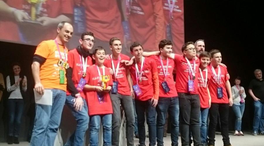 Karmengo Ama Ikastetxeak proiektu zientifiko onenaren 3. saria jaso du First Llego League Euskadi txapelketan 
